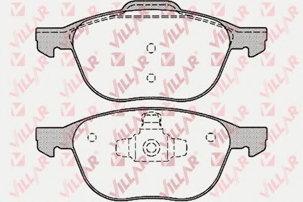 VILLAR - 626.1190 - Комплект тормозных колодок, дисковый тормоз (Тормозная система)