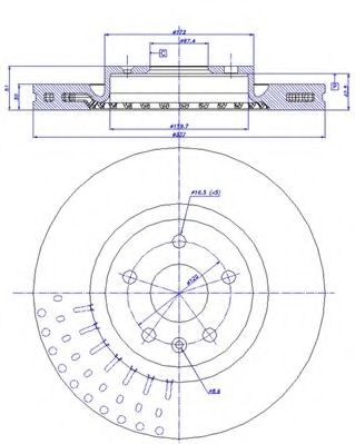 CAR - 142.1512 - Тормозной диск (Тормозная система)