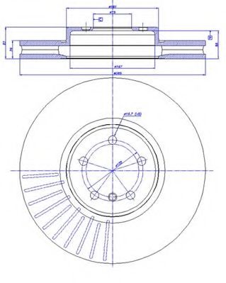 CAR - 142.1561 - Тормозной диск (Тормозная система)