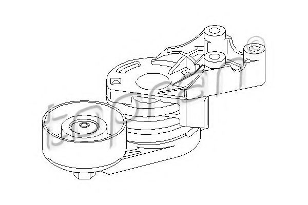TOPRAN - 109 805 - Натяжитель ремня, клиновой зубча (Ременный привод)