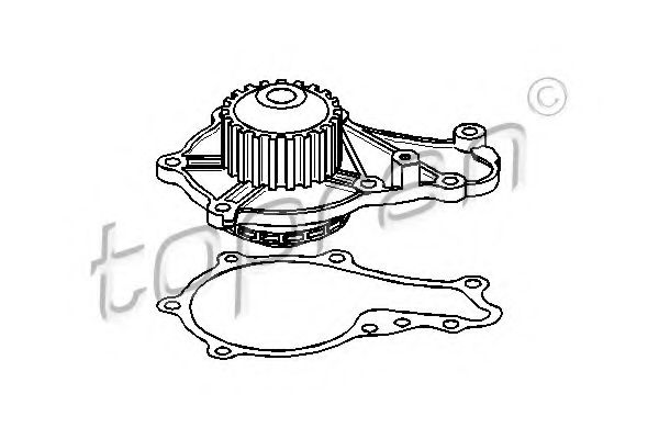 TOPRAN - 302 220 - Водяной насос (Охлаждение)