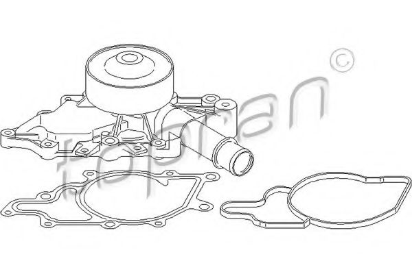 TOPRAN - 401 466 - Водяной насос (Охлаждение)
