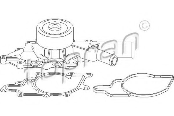 TOPRAN - 400 413 - Водяной насос (Охлаждение)