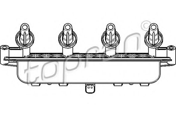 TOPRAN - 701 403 - Катушка зажигания (Система зажигания)