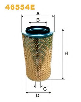 WIX FILTERS - 46554E - Воздушный фильтр (Система подачи воздуха)