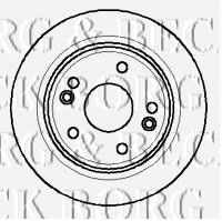 BORG & BECK - BBD4271 - Тормозной диск (Тормозная система)