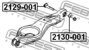 FEBEST - 2129-001 - Болт регулировки развала колёс (Подвеска колеса)