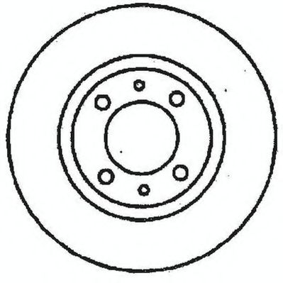 JURID - 561120JC - Тормозной диск (Тормозная система)