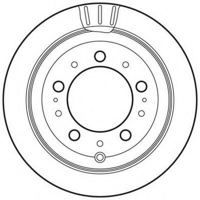 JURID - 562744JC - Тормозной диск (Тормозная система)