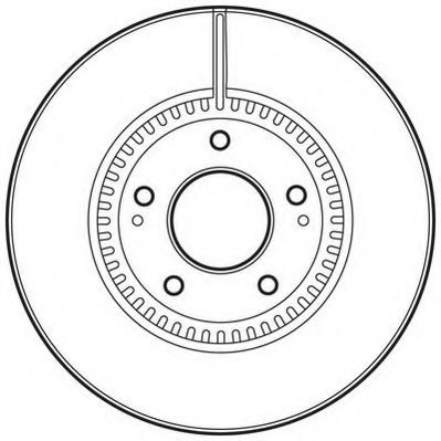 JURID - 562755JC - Тормозной диск (Тормозная система)