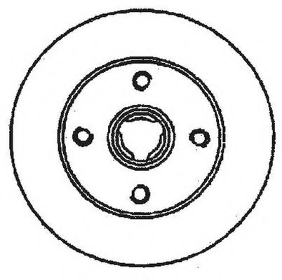 BENDIX - 561460B - Тормозной диск