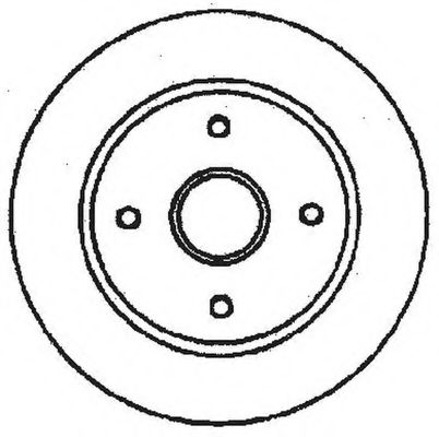 BENDIX - 561678BC - Тормозной диск