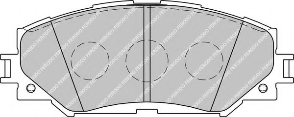 FERODO - FDB1891 - Комплект тормозных колодок, дисковый тормоз (Тормозная система)