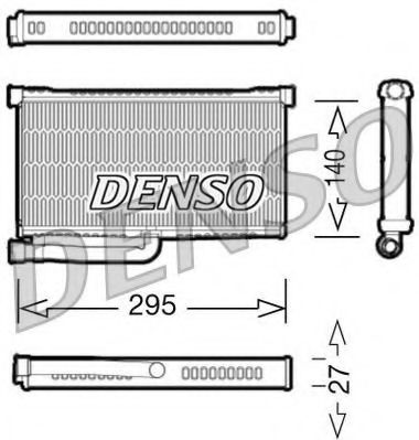 DENSO - DRR02004 - Теплообменник, отопление салона (Отопление / вентиляция)