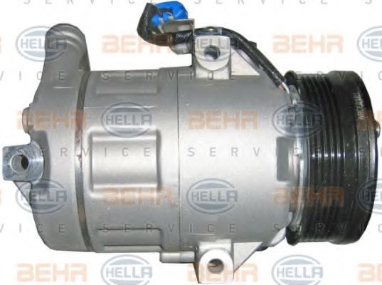 BEHR HELLA SERVICE - 8FK 351 134-591 - Компрессор, кондиционер (Кондиционер)