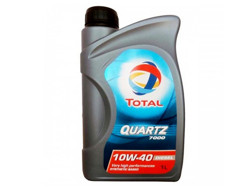 TOTAL - 201534 - =214111 Олива двигуна 1L Total Quartz Diesel 7000 10W40 (ACEA A3/B4; API SL/CF; PSA B71 2294/B71 2300; VW 501.01/505.00; MB 229.1)