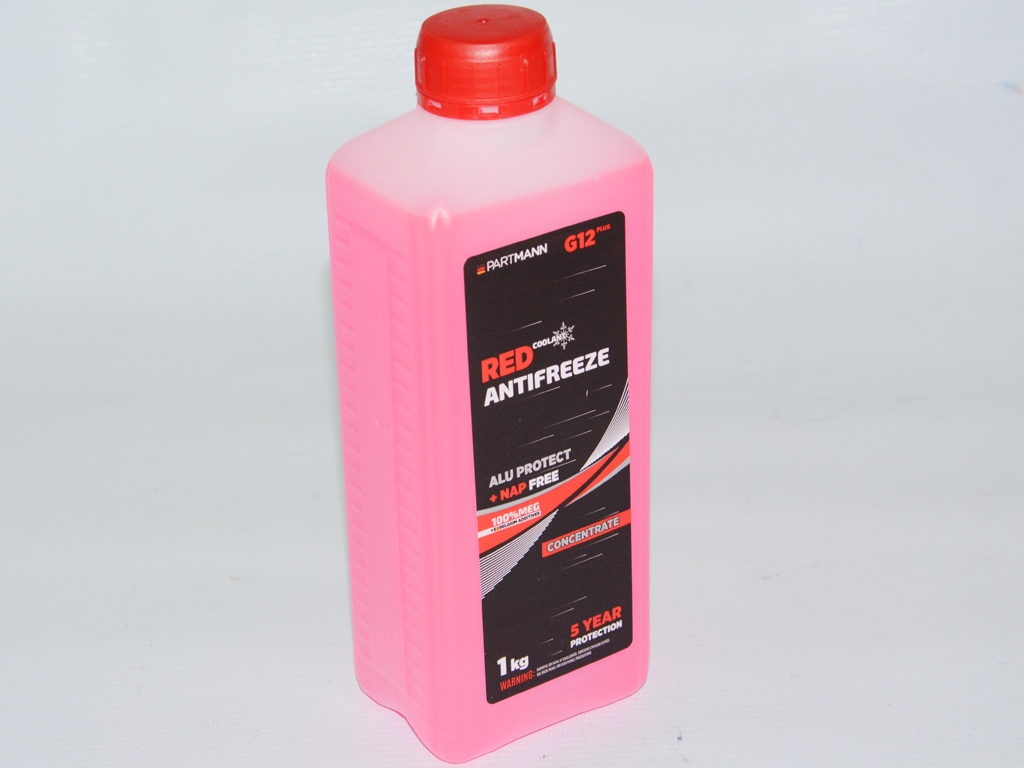 PARTMANN - PM04.0002 - Антифриз червоний (концентрат) G12+ 1kg PARTMANN - PM04.0002 - Антифриз червоний (концентрат) G12+ 1kg