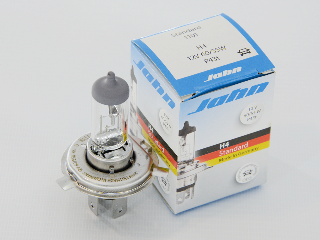 JAHN - 1101 - Лампа 12V H4 60/55W P43t