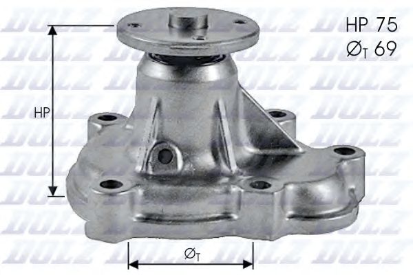 DOLZ - O132 - Водяной насос (Охлаждение)