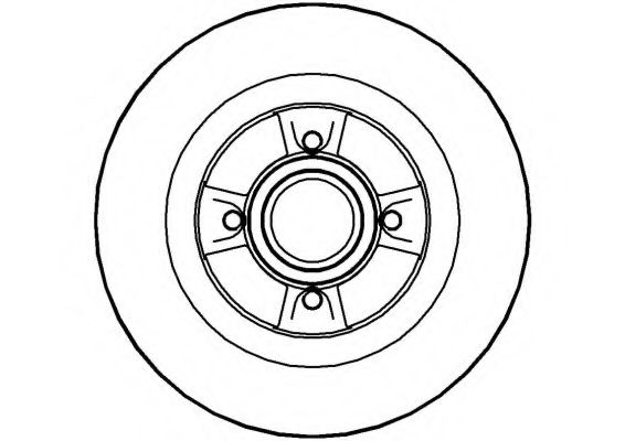 NATIONAL - NBD1181 - Тормозной диск (Тормозная система)