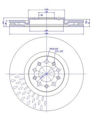 CAR - 142.1226 - Тормозной диск (Тормозная система)