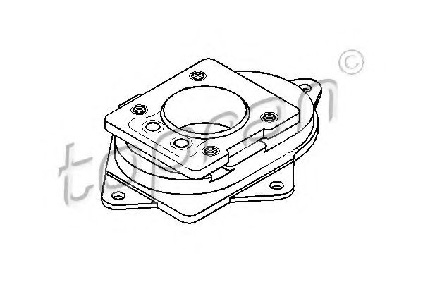 TOPRAN - 100 963 - Фланец, карбюратор (Карбюратор)
