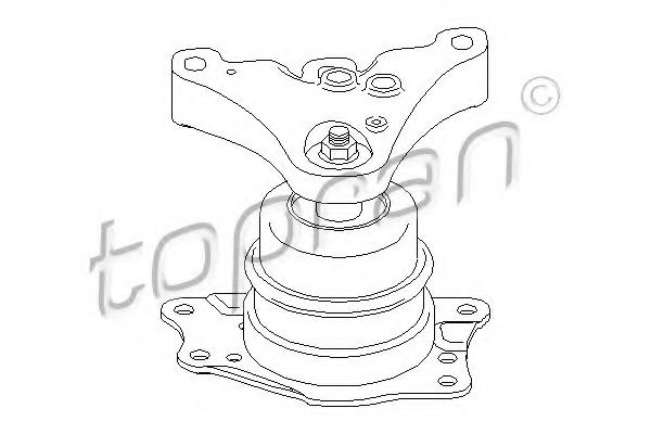 TOPRAN - 110 844 - Подвеска, двигатель (Подвеска двигателя)