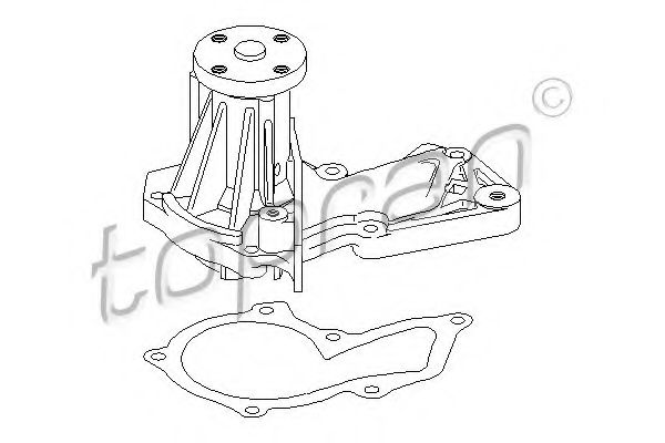 TOPRAN - 302 426 - Водяной насос (Охлаждение)