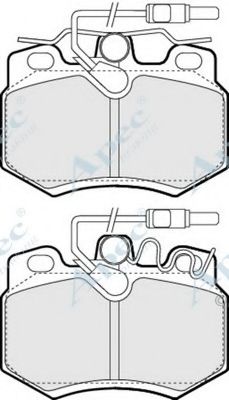 APEC BRAKING - PAD773 - Комплект тормозных колодок, дисковый тормоз (Тормозная система)