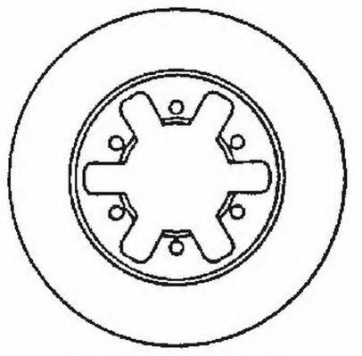 JURID - 561523J - Тормозной диск (Тормозная система)