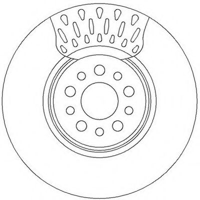JURID - 562394J - Тормозной диск (Тормозная система)