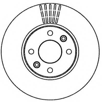 BENDIX - 562268B - Тормозной диск