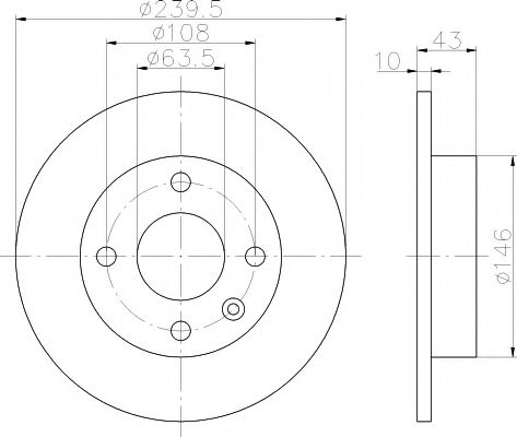 MINTEX - MDK0003 - Комплект тормозов, дисковый тормозной механизм (Тормозная система)