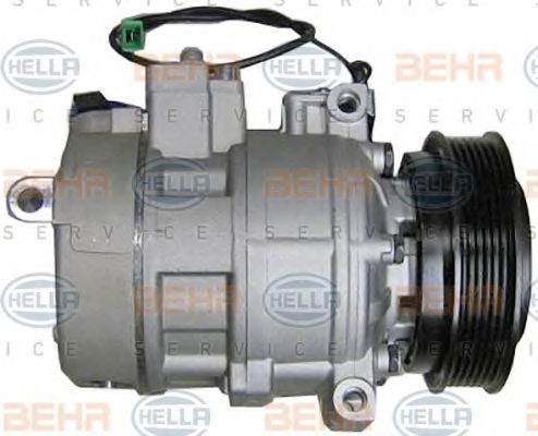 BEHR HELLA SERVICE - 8FK 351 132-581 - Компрессор, кондиционер (Кондиционер)