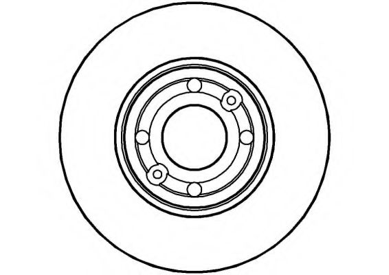 NATIONAL - NBD1284 - Тормозной диск (Тормозная система)