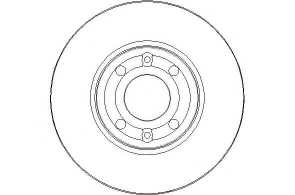 NATIONAL - NBD1714 - Тормозной диск (Тормозная система)