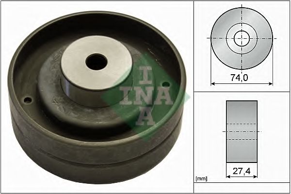 INA - 532 0051 10 - Паразитный / Ведущий ролик, зубчатый ремень (Ременный привод)