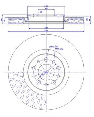 CAR - 142.1088 - Тормозной диск (Тормозная система)