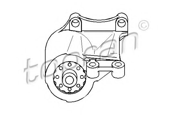 TOPRAN - 104 052 - Подвеска, ступенчатая коробка передач (Ступенчатая коробка передач)