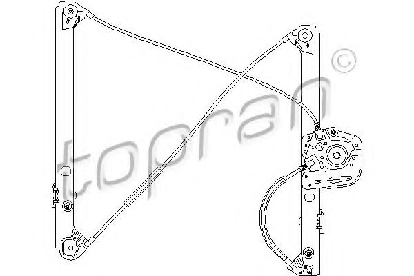 TOPRAN - 501 828 - Подъемное устройство для окон (Внутренняя отделка)