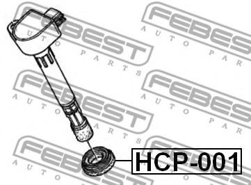 FEBEST - HCP-001 - Уплотнительное кольцо, шахта свечи (Головка цилиндра)