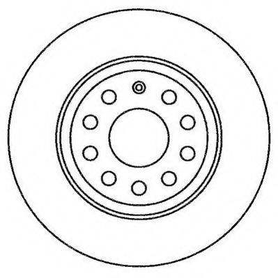 JURID - 562258JC - Тормозной диск (Тормозная система)