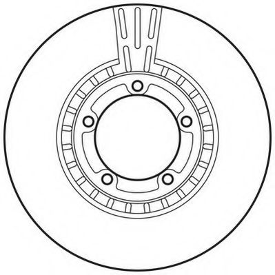 JURID - 562768JC - Тормозной диск (Тормозная система)