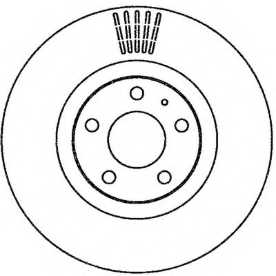 BENDIX - 562265B - Тормозной диск