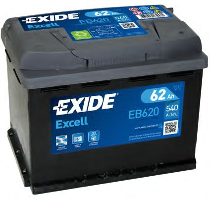 EXIDE - _EB620 - Стартерная аккумуляторная батарея (Система стартера)