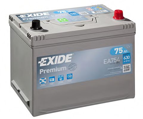 EXIDE - _EA754 - Стартерная аккумуляторная батарея (Система стартера)