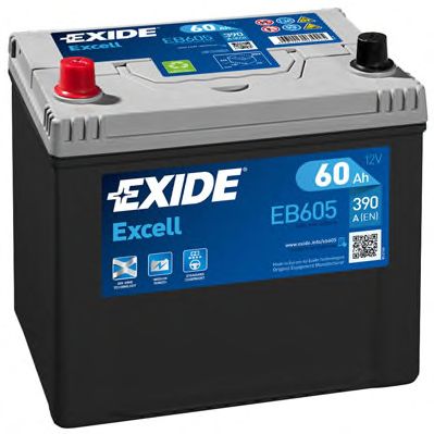 EXIDE - _EB605 - Стартерная аккумуляторная батарея (Система стартера)