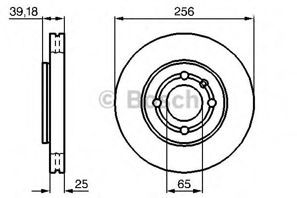 BOSCH - 0 986 479 054 - Тормозной диск (Тормозная система)