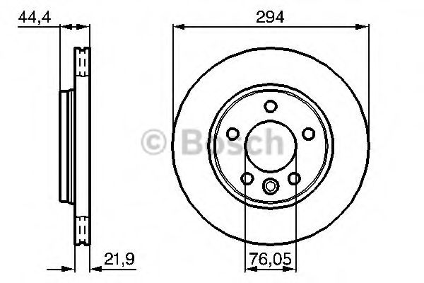 BOSCH - 0 986 479 097 - Тормозной диск (Тормозная система)