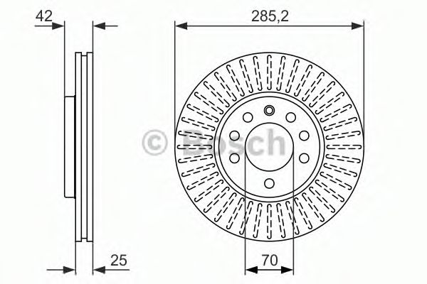 BOSCH - 0 986 479 946 - Тормозной диск (Тормозная система)